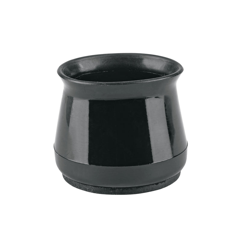 Caja con 24 protectores para patas de silla, negro