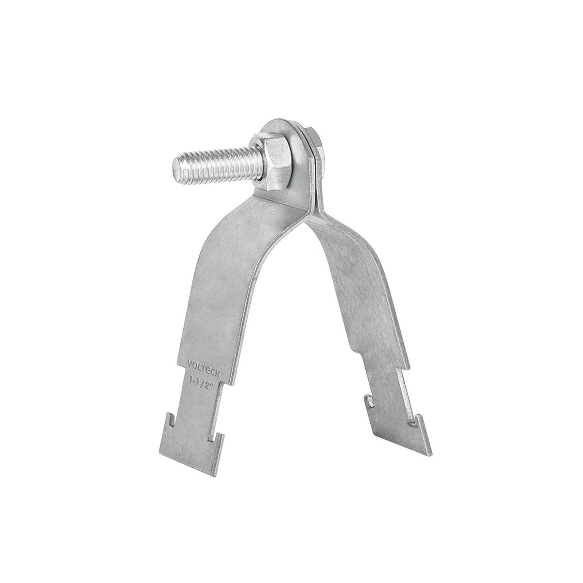 Abrazadera para unicanal de 1 1/2', Volteck