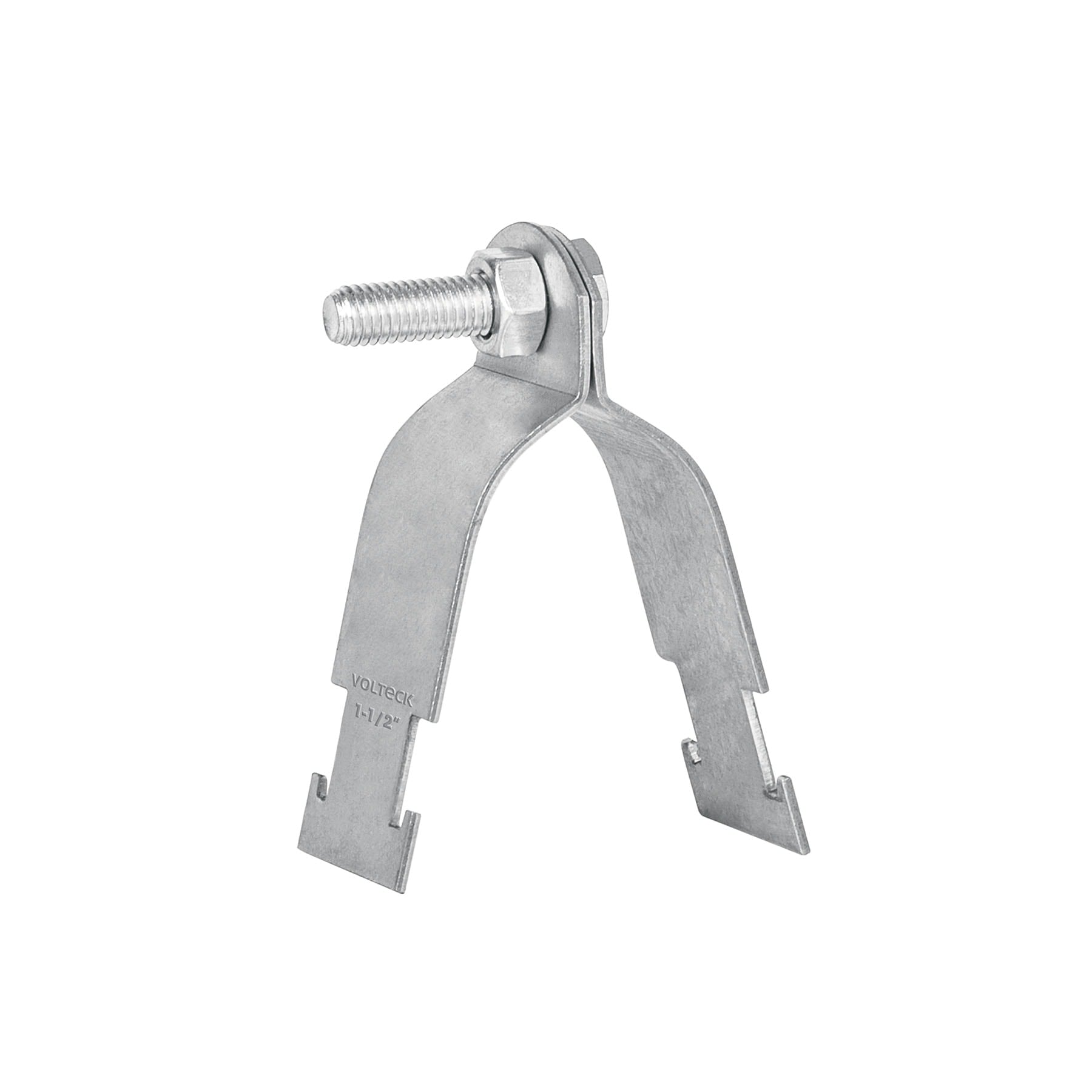 Abrazadera para unicanal de 1 1/2', Volteck
