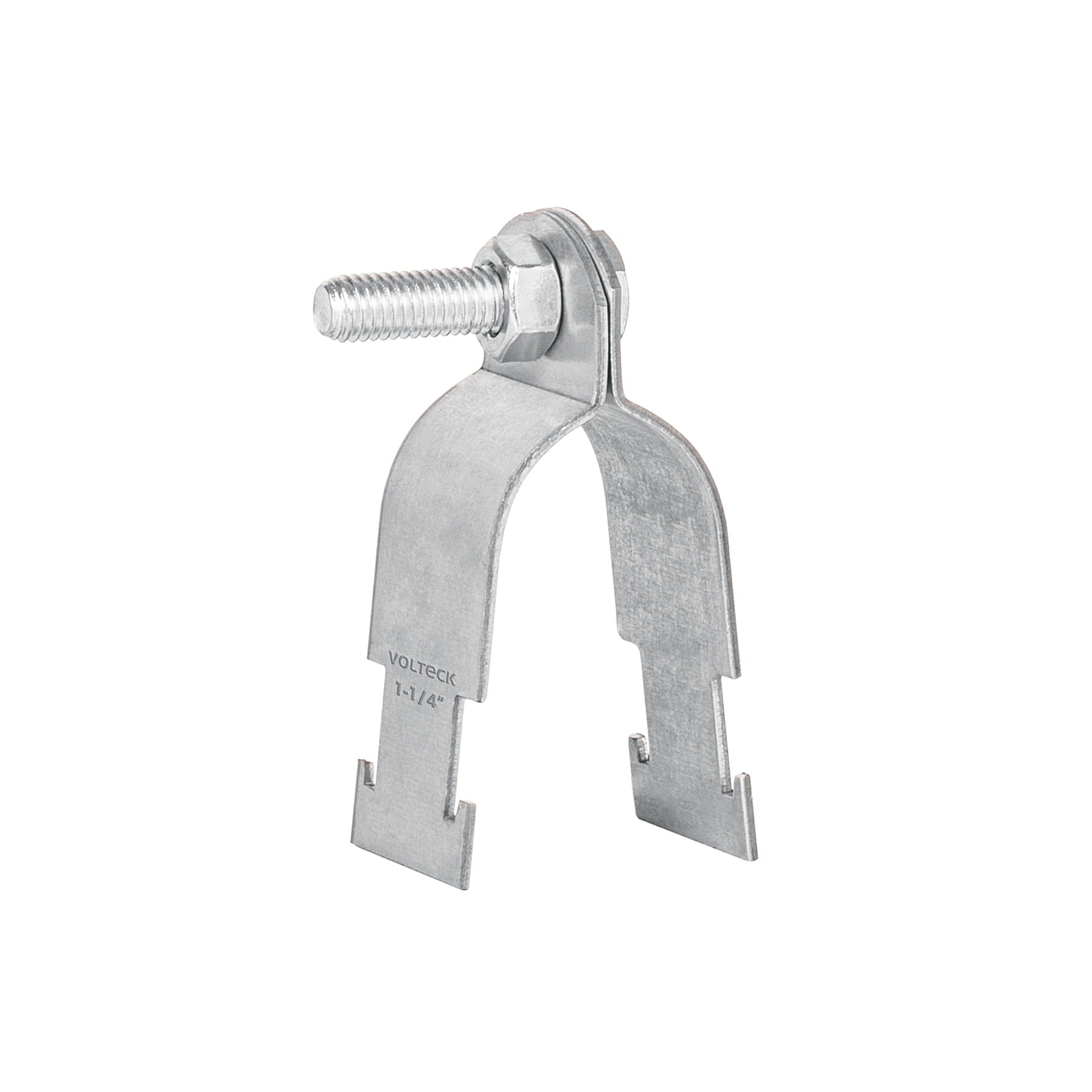 Abrazadera para unicanal de 1 1/4', Volteck
