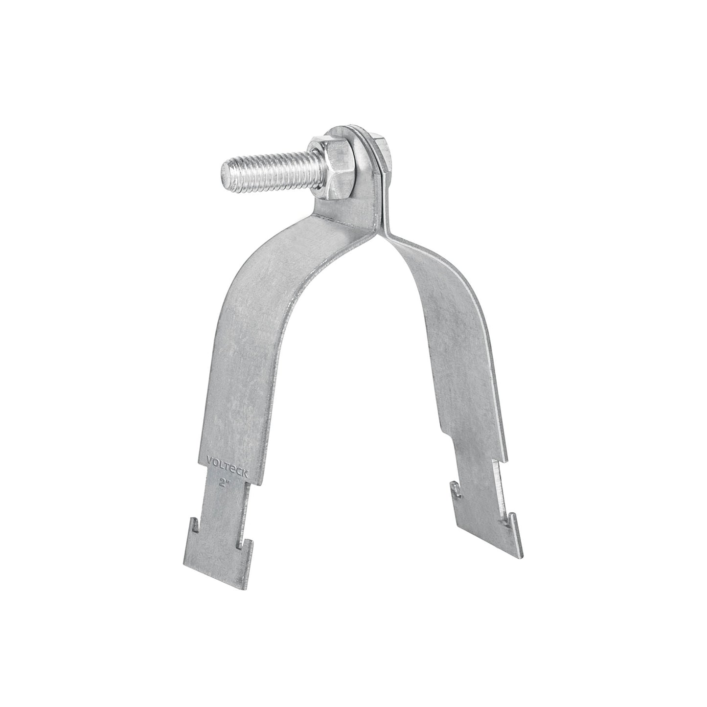 Abrazadera para unicanal de 2', Volteck