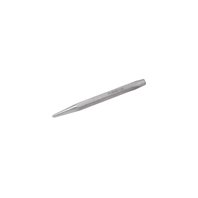 Punzón 1/4" para barrenar, largo 4-1/4"