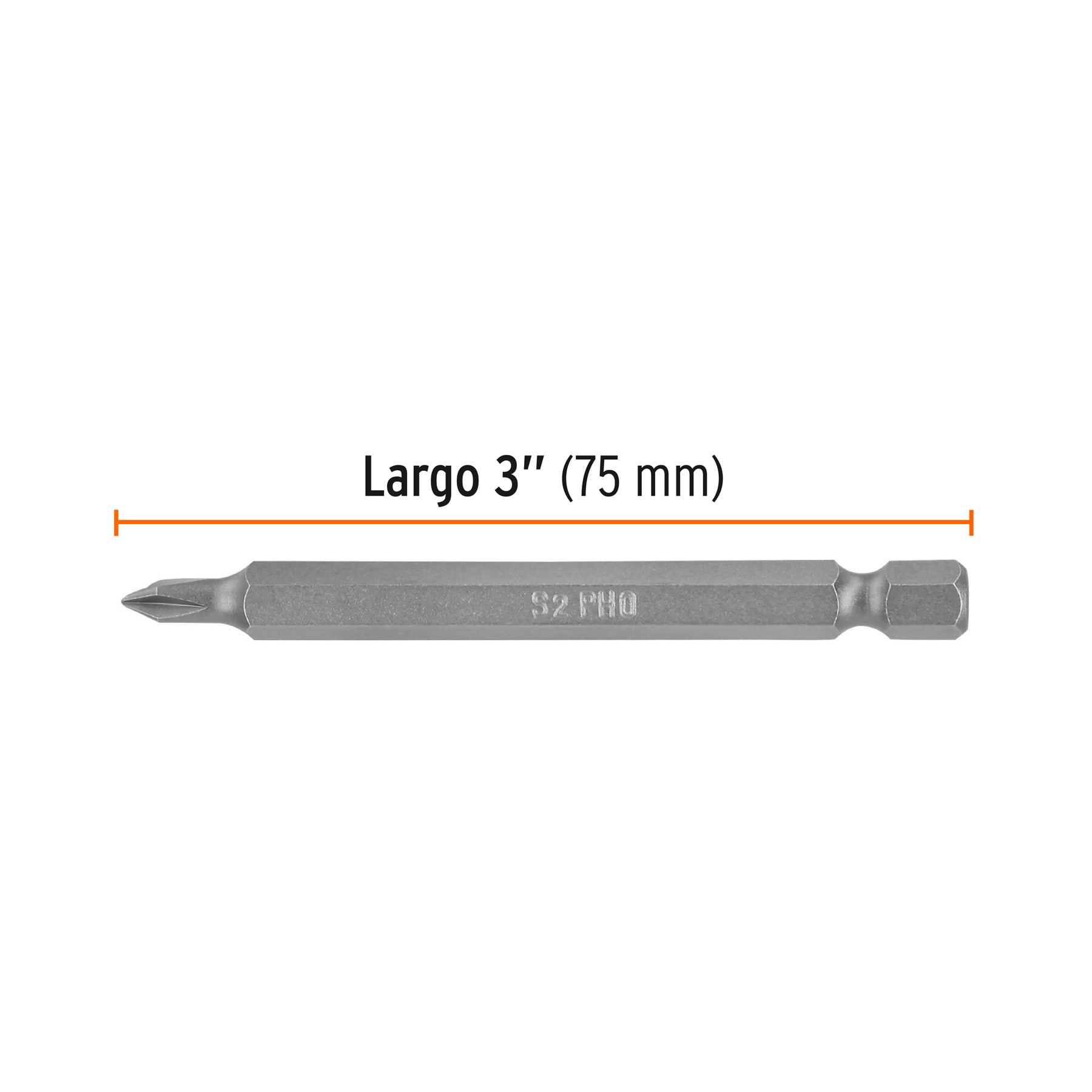 Puntas para desarmador Phillips PH0, 3", 5 piezas