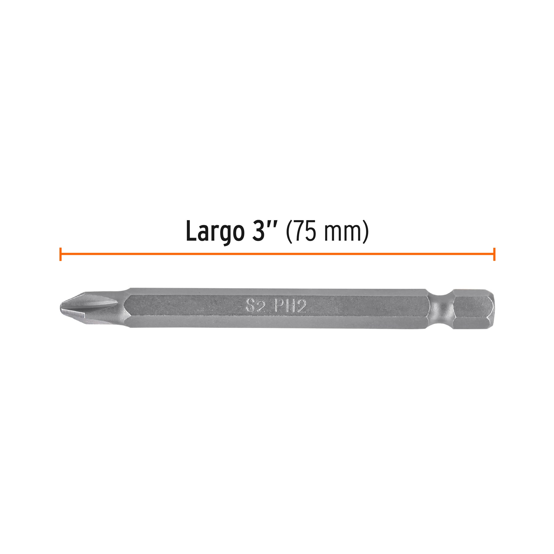 Puntas para desarmador Phillips PH2, 3", 5 piezas