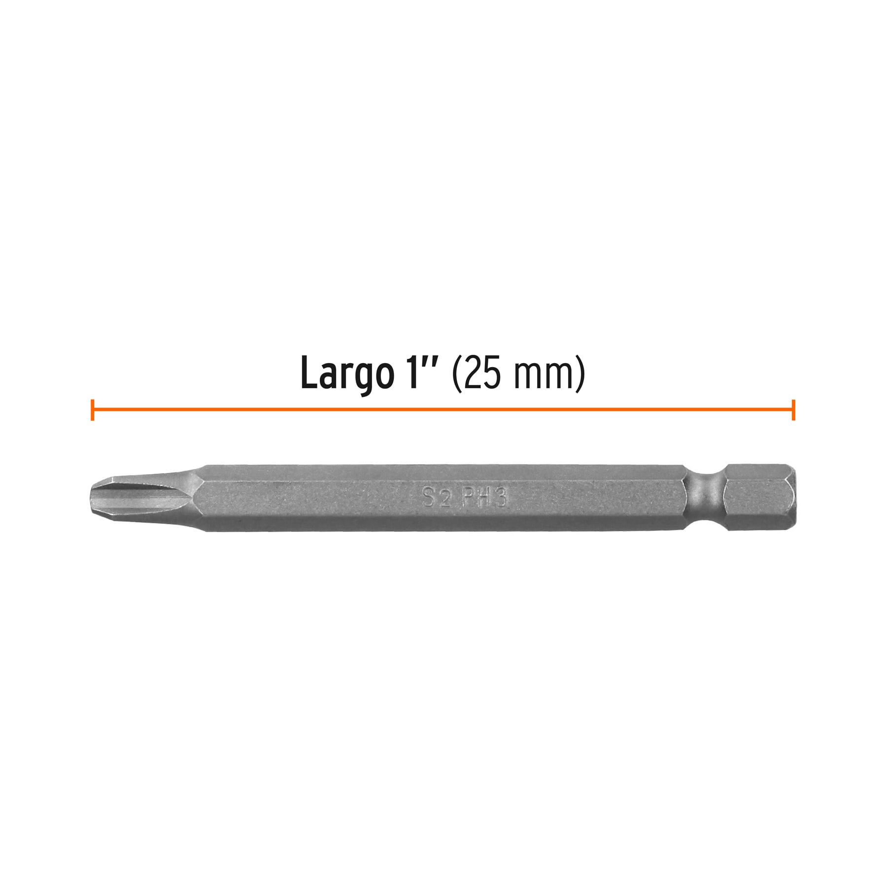 Puntas para desarmador Phillips PH3, 3", 5 piezas