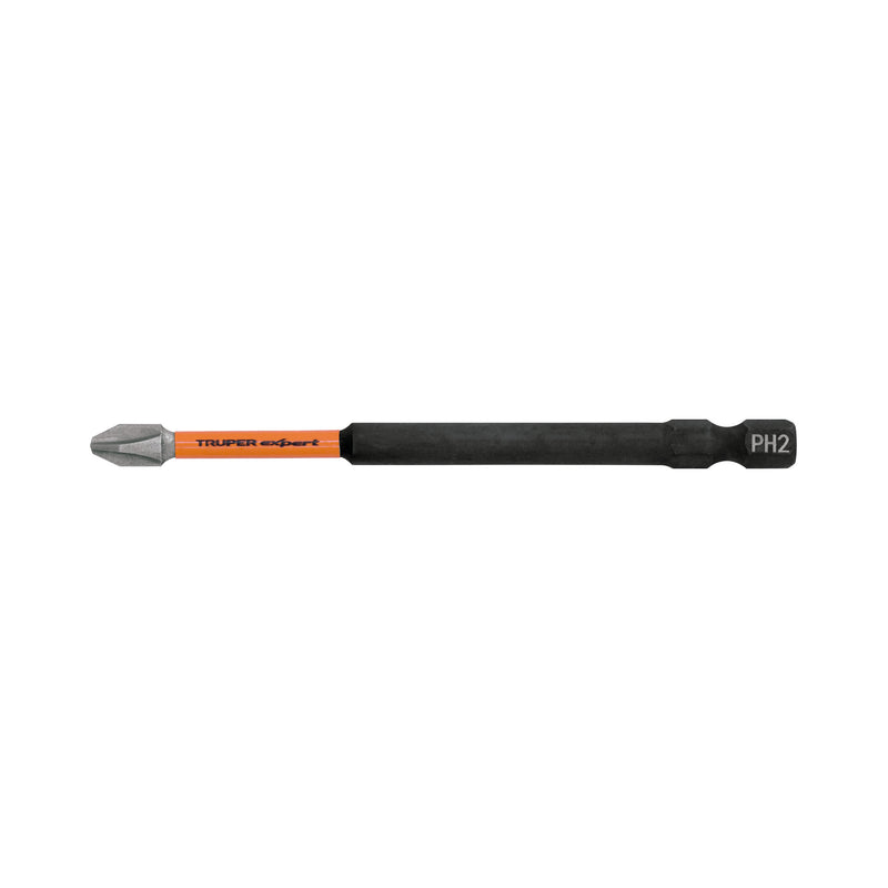 Estuche con 5 puntas de cruz PH2 de impacto largo 4'