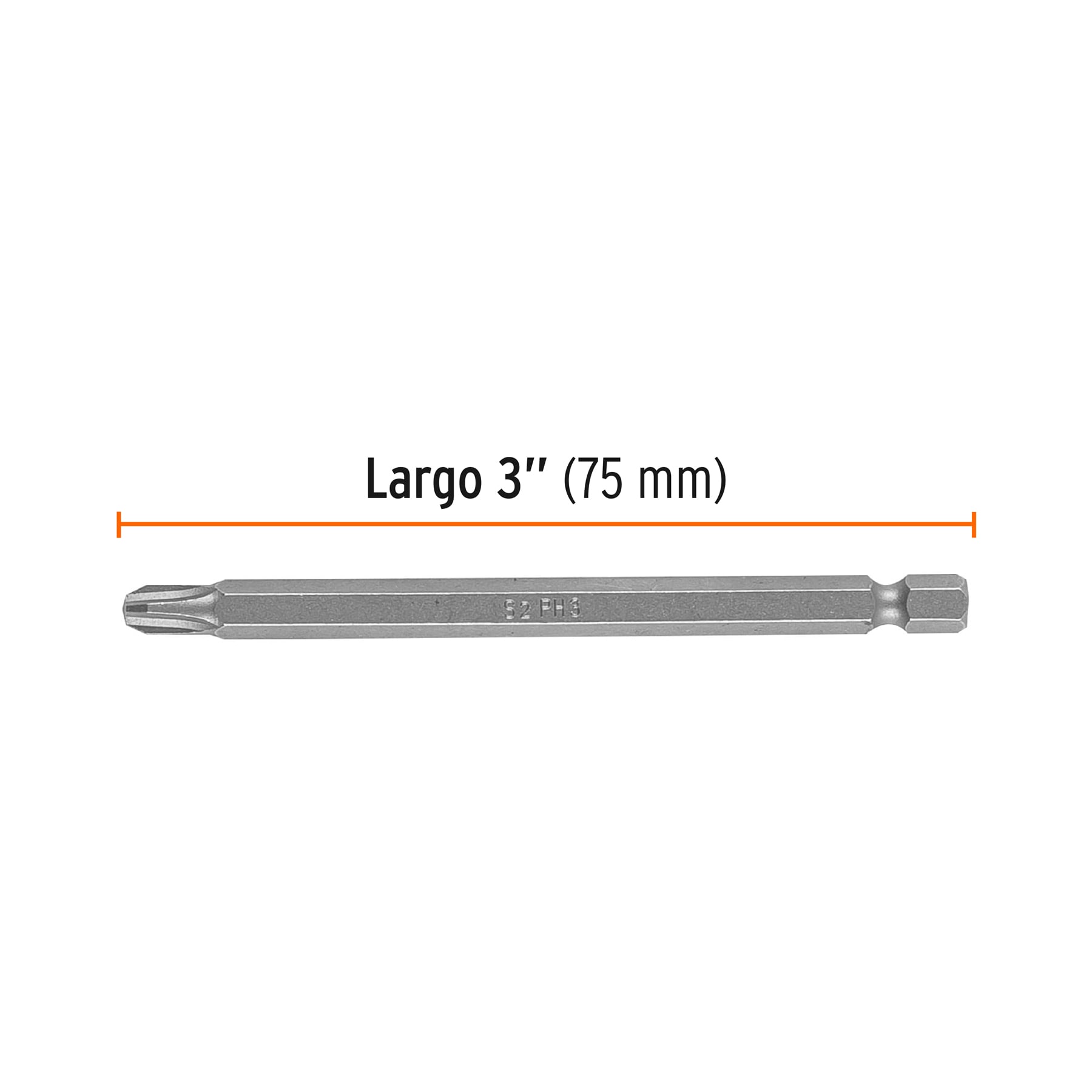 Puntas para desarmador Philips #3 largo 4', 5 pzas, Expert
