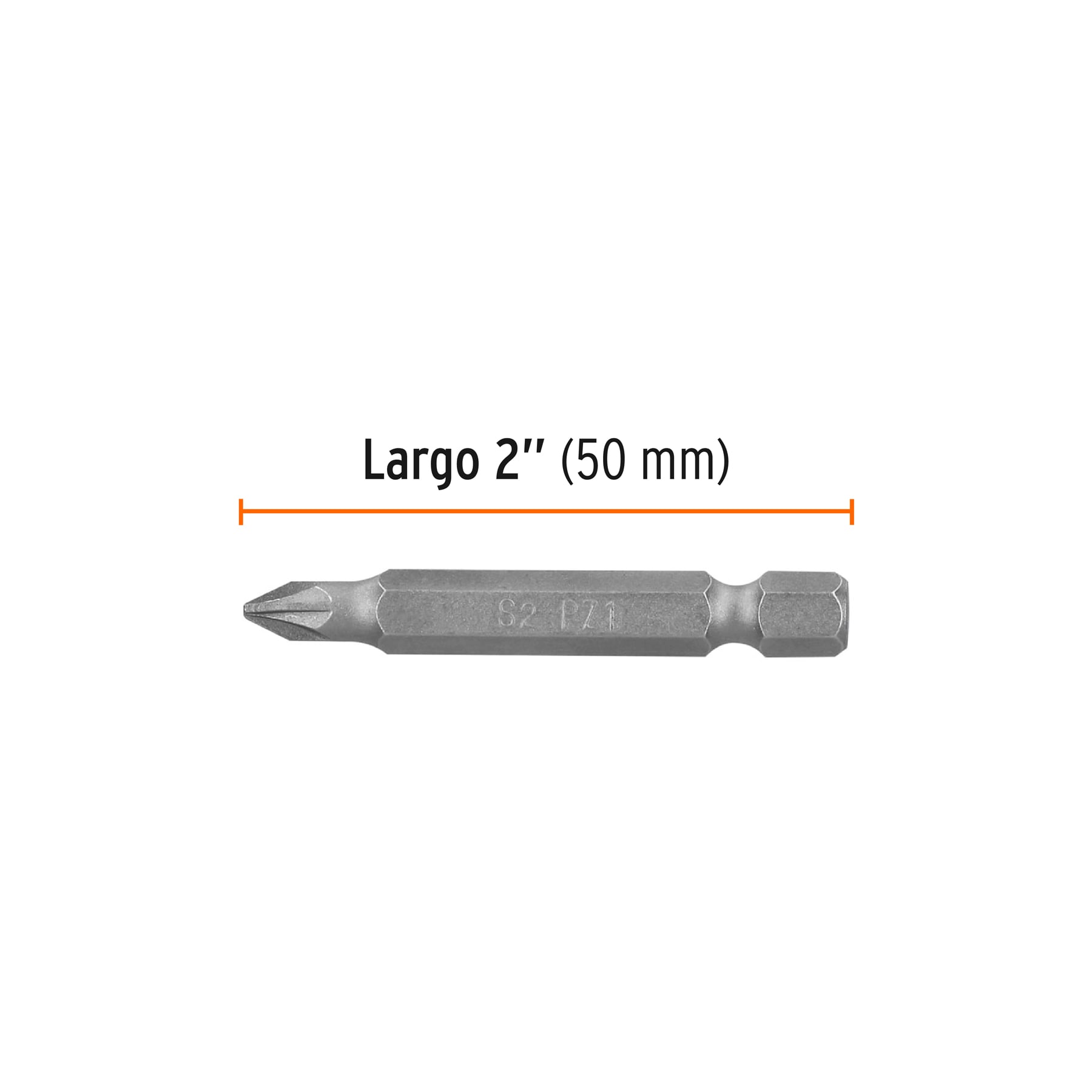 Puntas para desarmador Pozidriv, PZ1, 2", 5 piezas