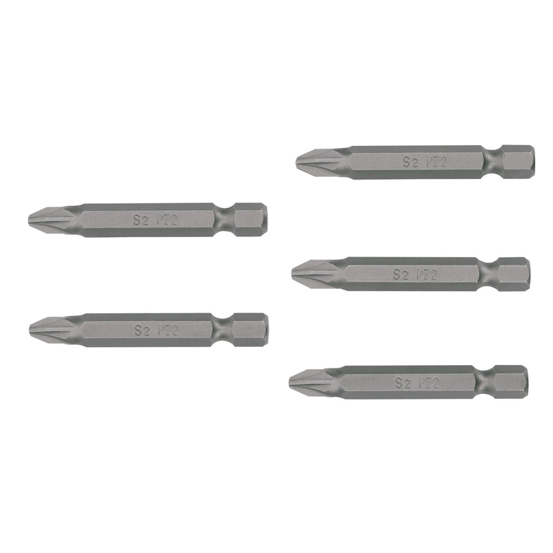 Puntas para desarmador Pozidriv, PZ2, 2", 5 piezas