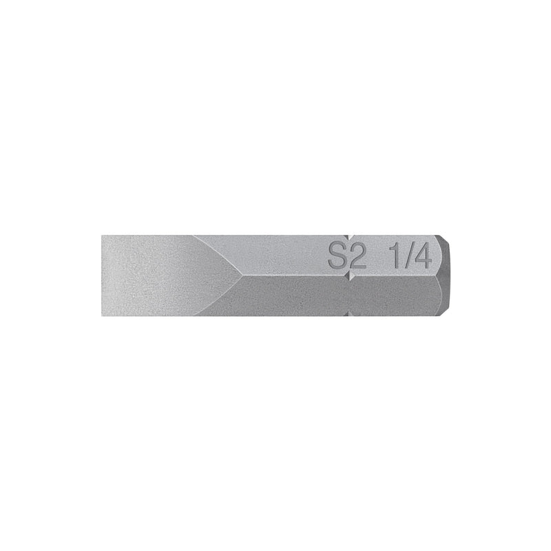 Puntas para desarmador planas, P25, 1", 5 piezas
