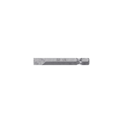 Puntas para desarmador planas, P25, 2", 5 piezas