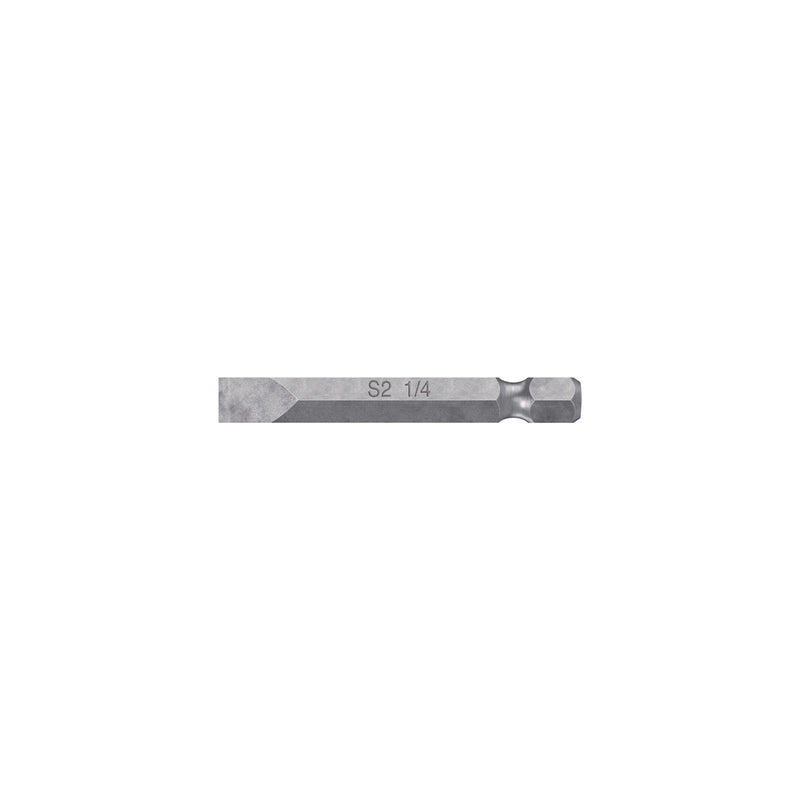 Puntas para desarmador planas, P25, 2", 5 piezas