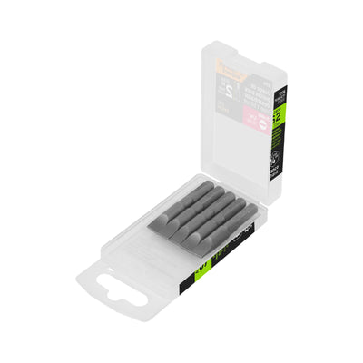 Puntas para desarmador planas, P31, 2", 5 piezas