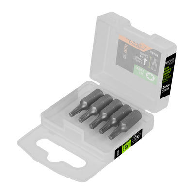 Puntas para desarmador Torx T15, 1", 5 piezas