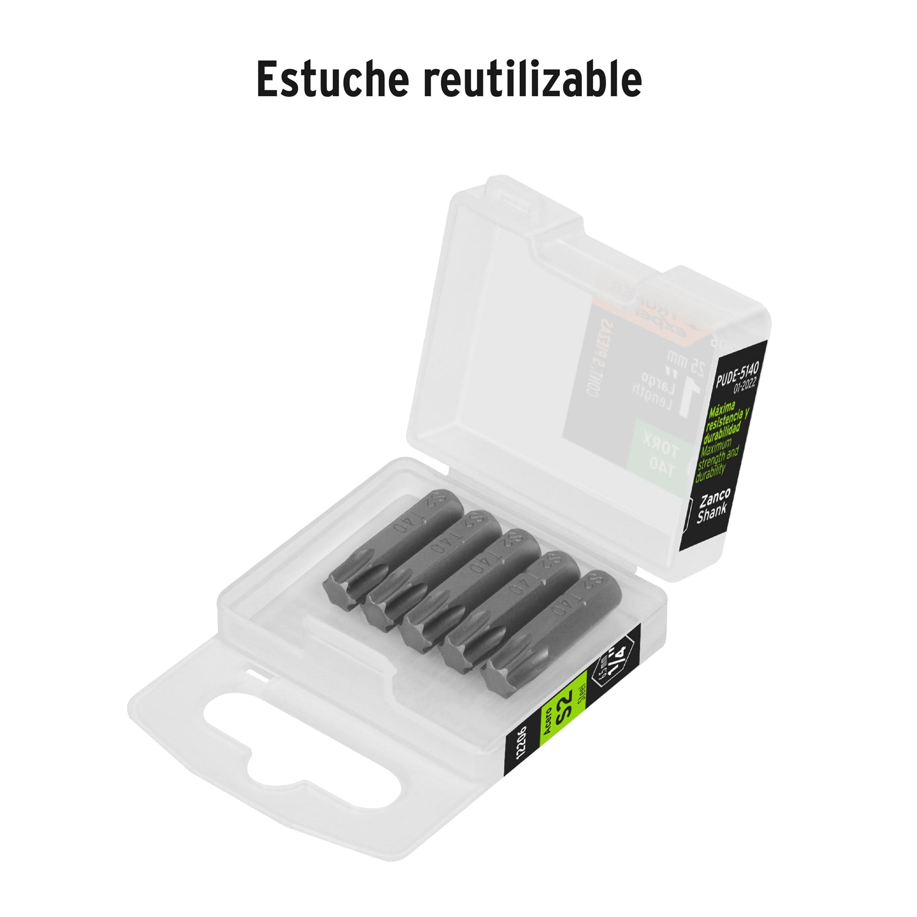 Puntas para desarmador Torx T40, 1", 5 piezas
