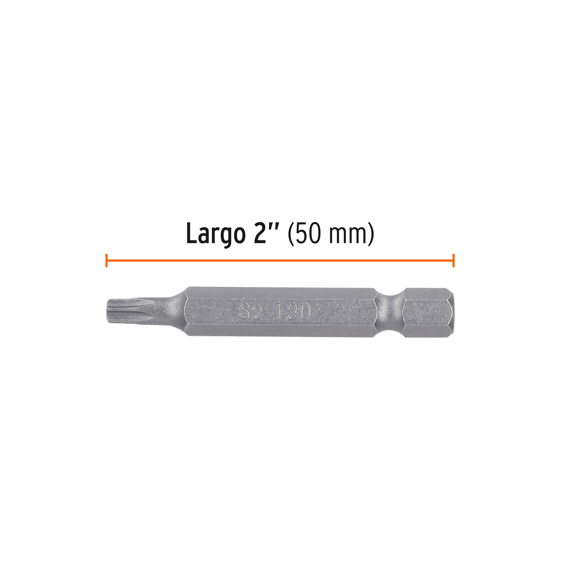Puntas para desarmador Torx T20, 2", 5 piezas