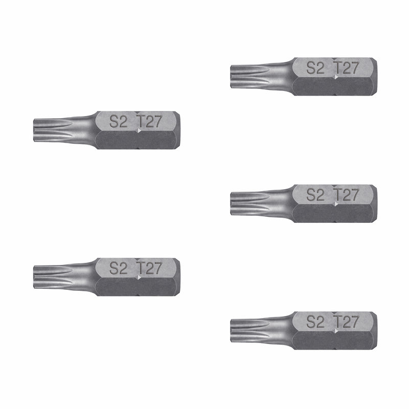 Puntas para desarmador Torx seg T27, 1", 5 piezas