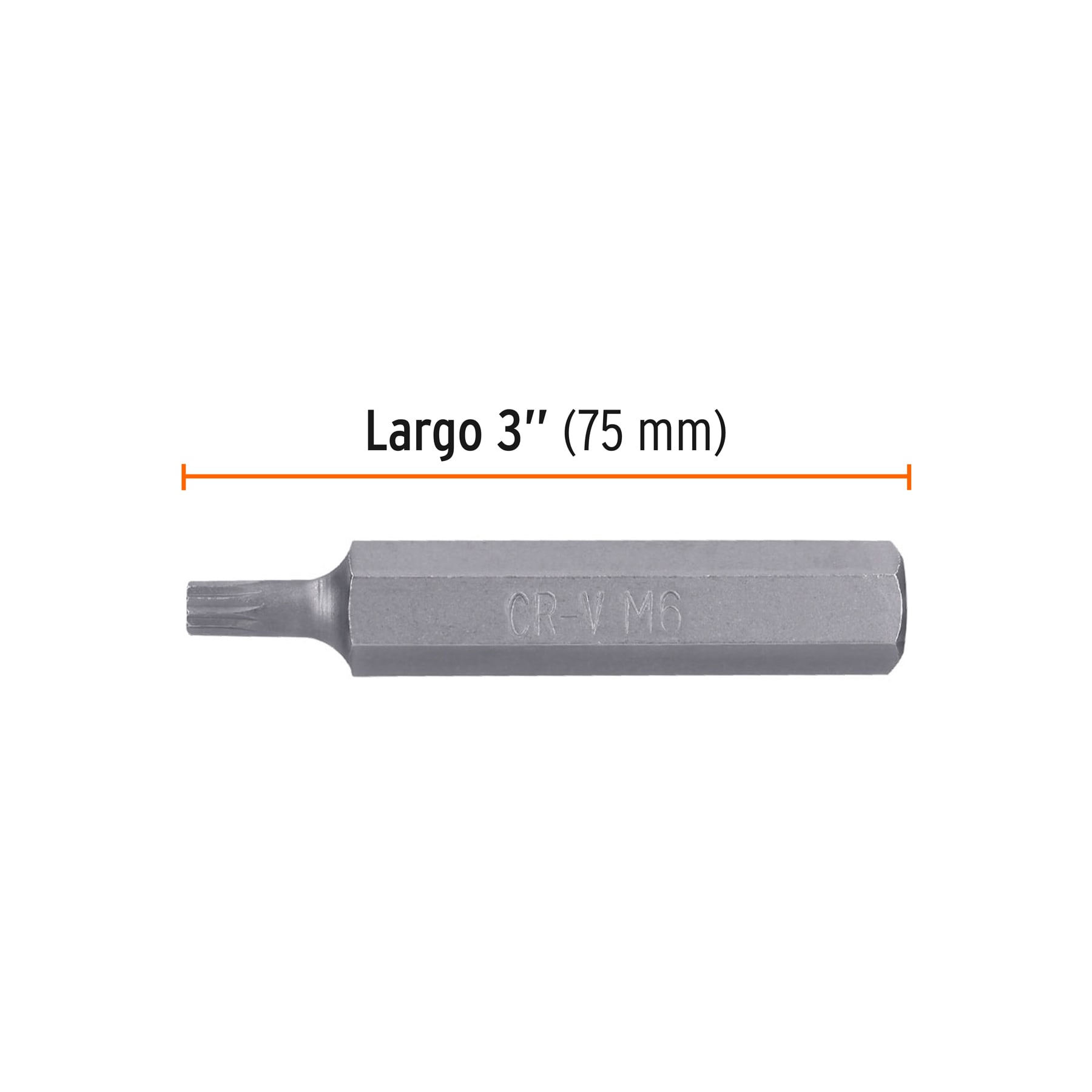 Puntas para desarmador bristol M6, 3", 3 piezas