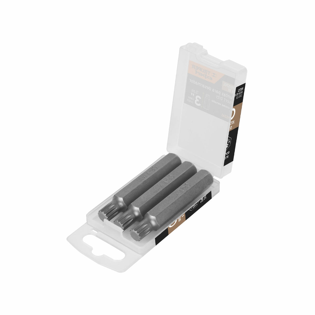 Puntas para desarmador bristol M10, 3", 3 piezas