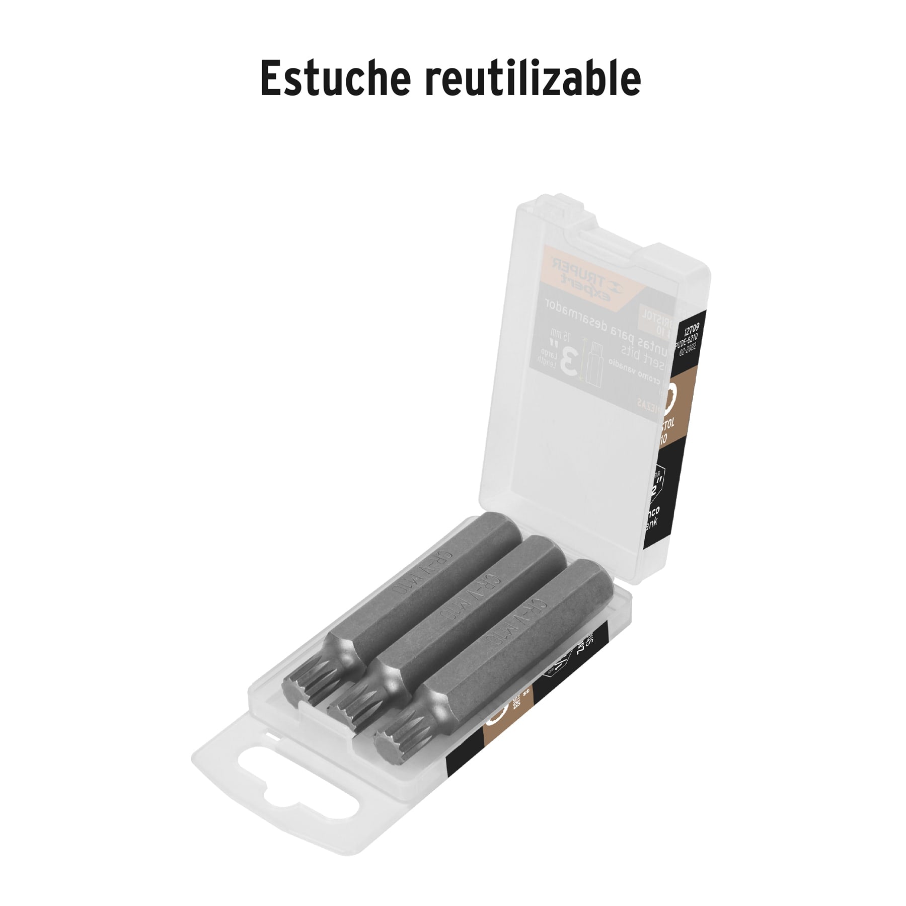 Puntas para desarmador bristol M10, 3", 3 piezas