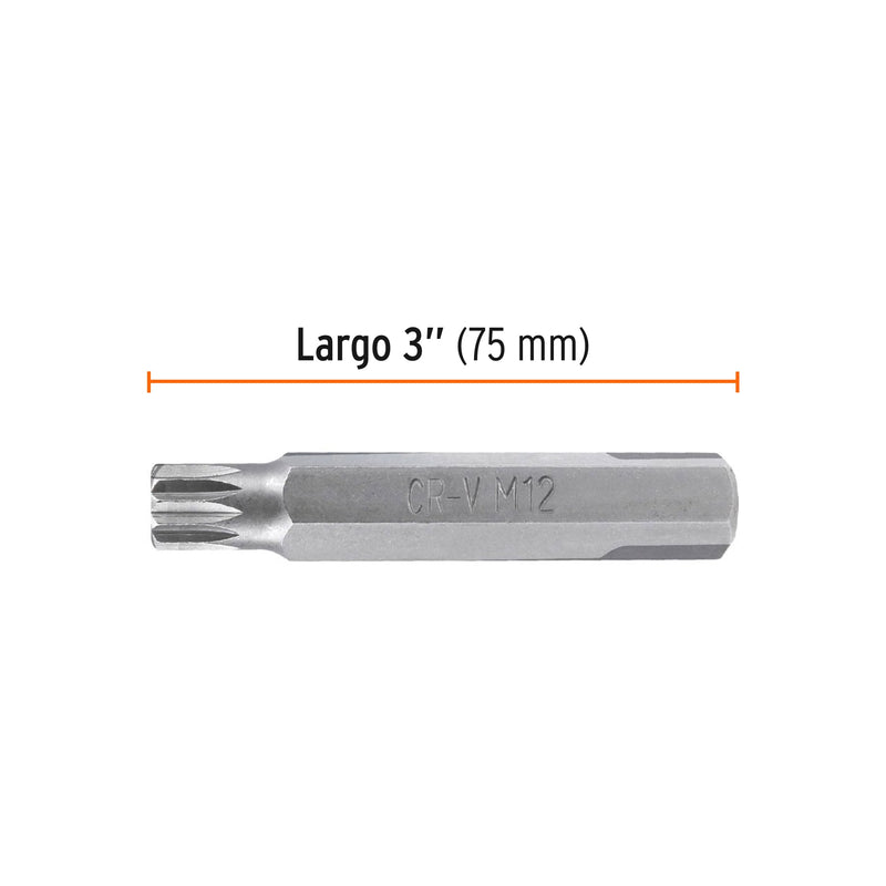 Puntas para desarmador bristol M12, 3", 3 piezas