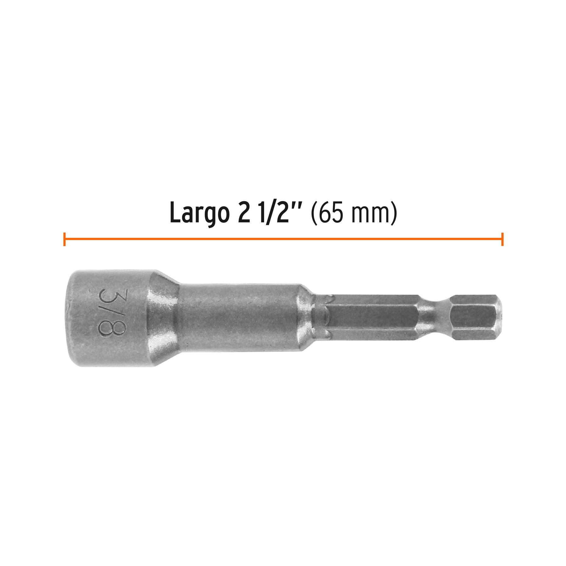 Estuche con 50 dados magnéticos de 3/8' largo 2', Expert