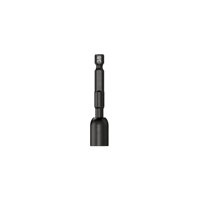 Estuche con 4 dados magnéticos de impacto 3/8" largo 2-1/2"