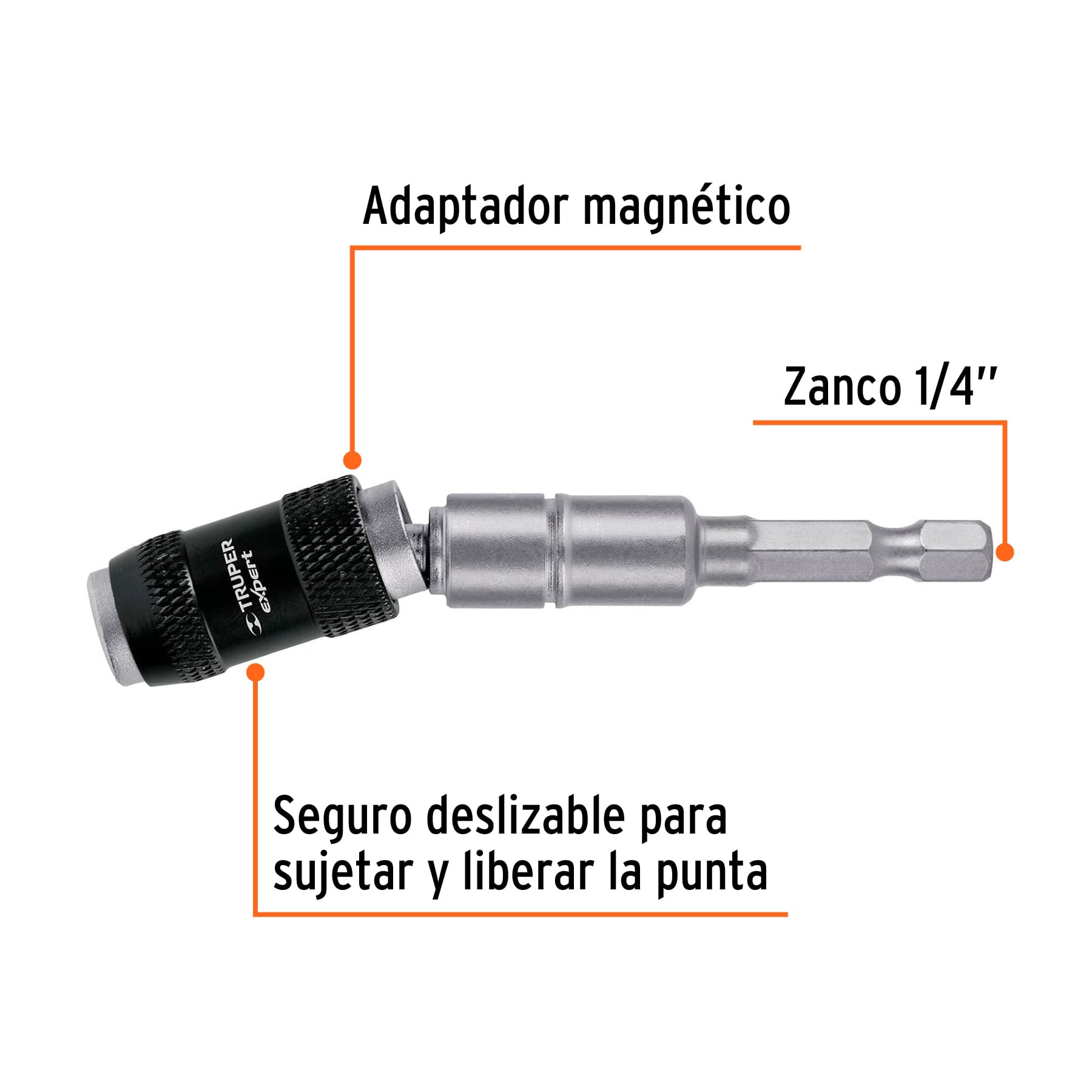 Extensión articulada de poder, 90 mm, Truper Expert