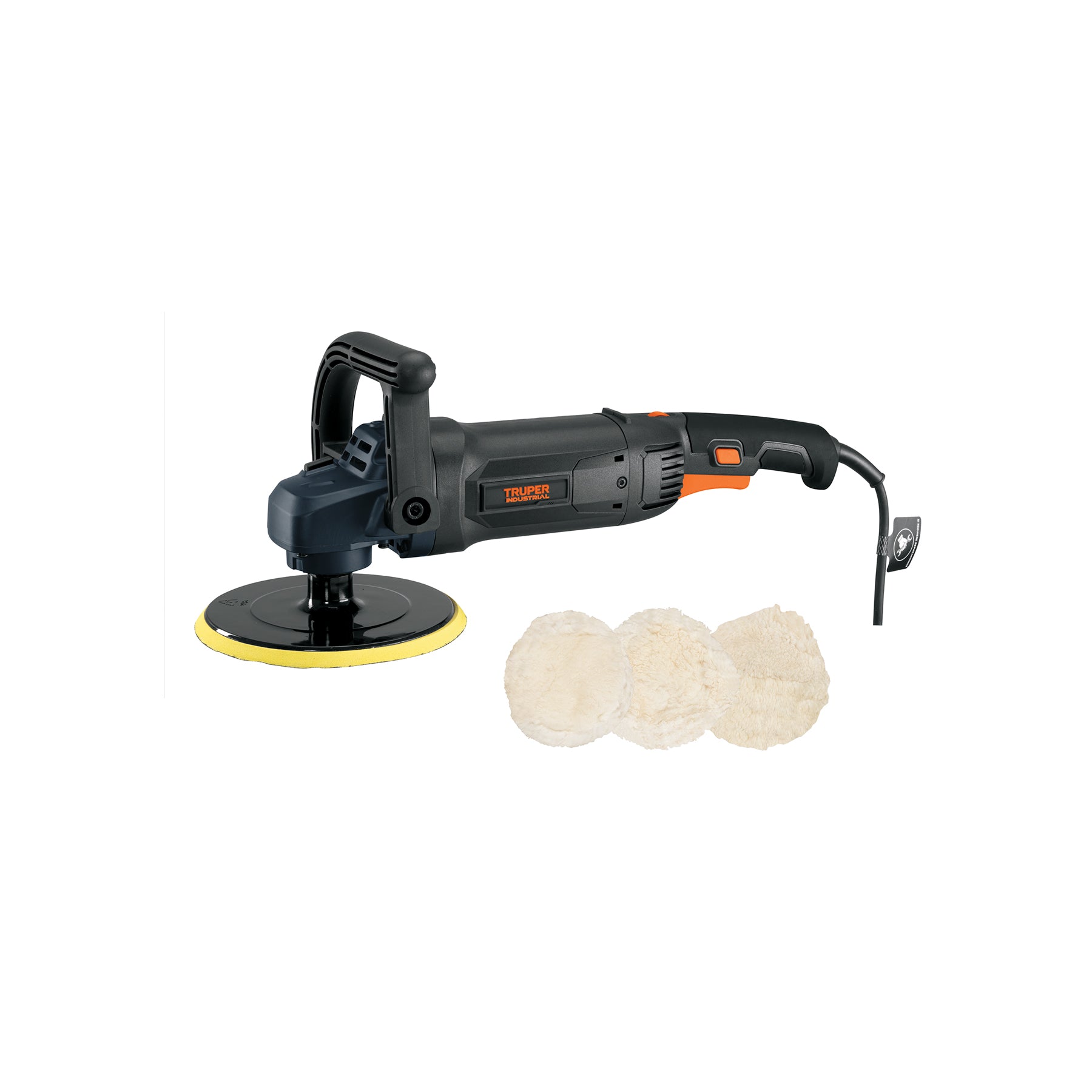 Pulidora industrial para autos, 7", 1,200 W