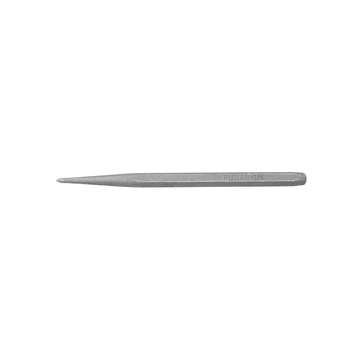Punzón 1/4" para marcar, largo 4-3/4"