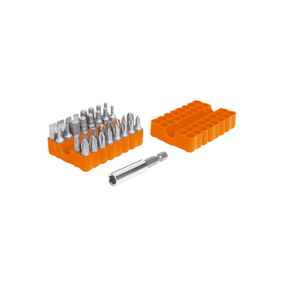 Juego 33 puntas combinadas, largo 1", organizador