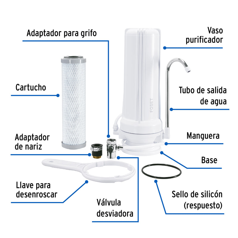 Purificador de agua, paso 2