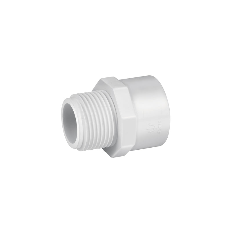 Adaptador macho de PVC 3/4"