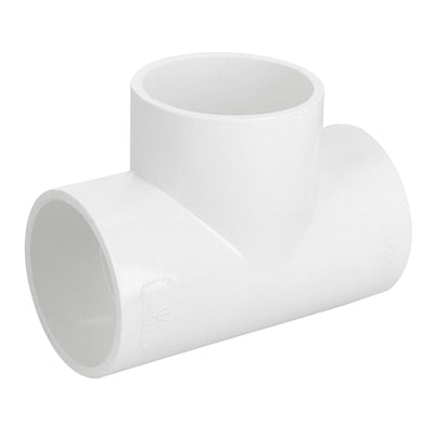 Tee sencilla de PVC, 2"