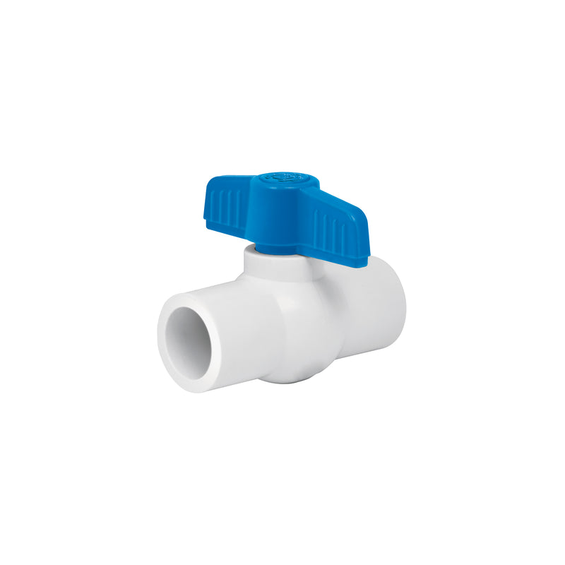 Válvula de esfera de pvc, de 1/2",para cementar