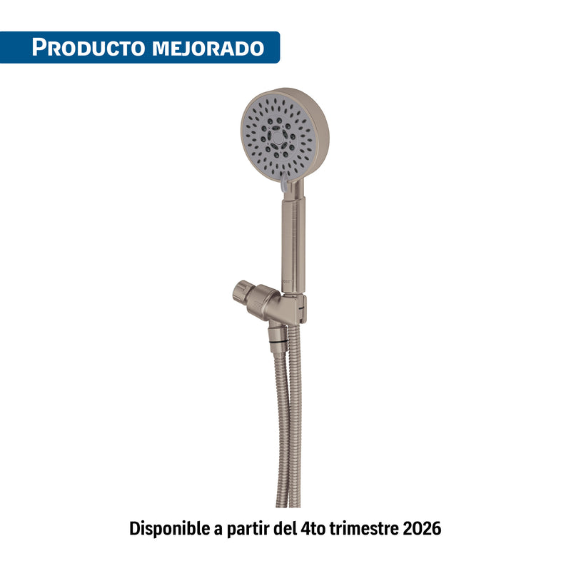Regadera manual con soporte, satín, Element