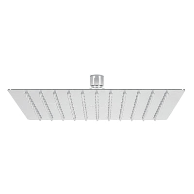 Regadera acero inoxidable, 10", sin brazo, cromado, Riviera