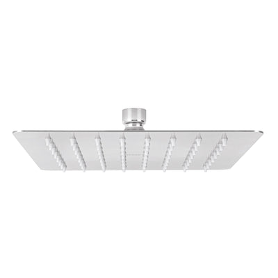 Regadera cuadrada 8', acero inox, sin brazo, cromo, Túbig