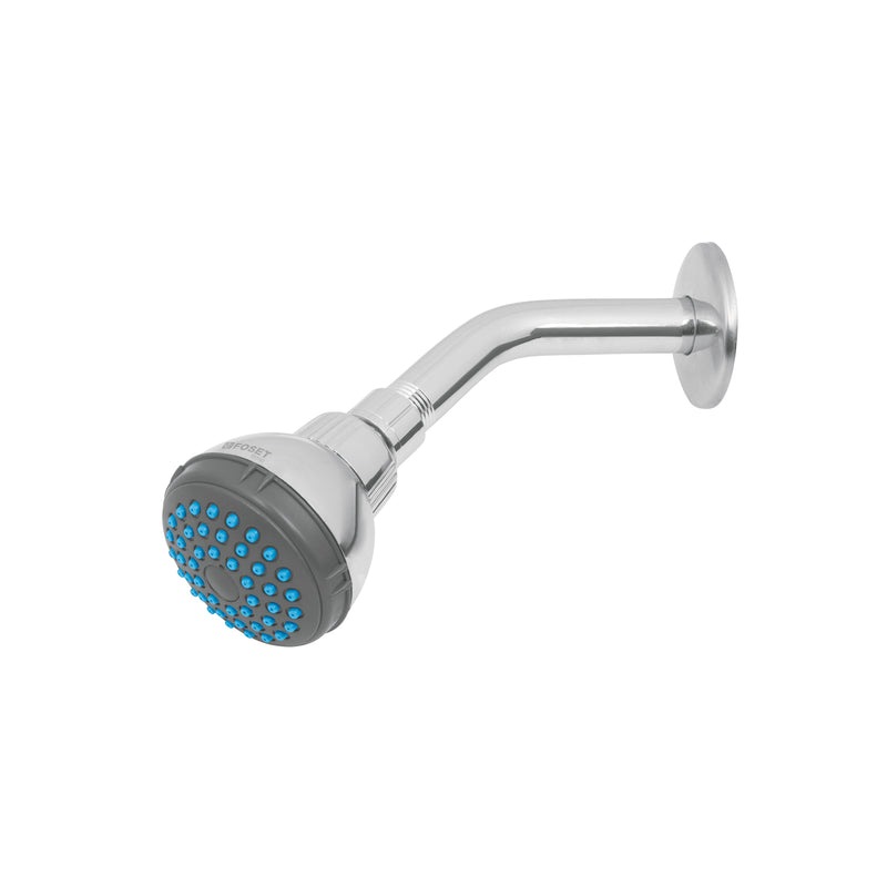 Regadera redonda, cabeza ABS, 2-1/2", Basic