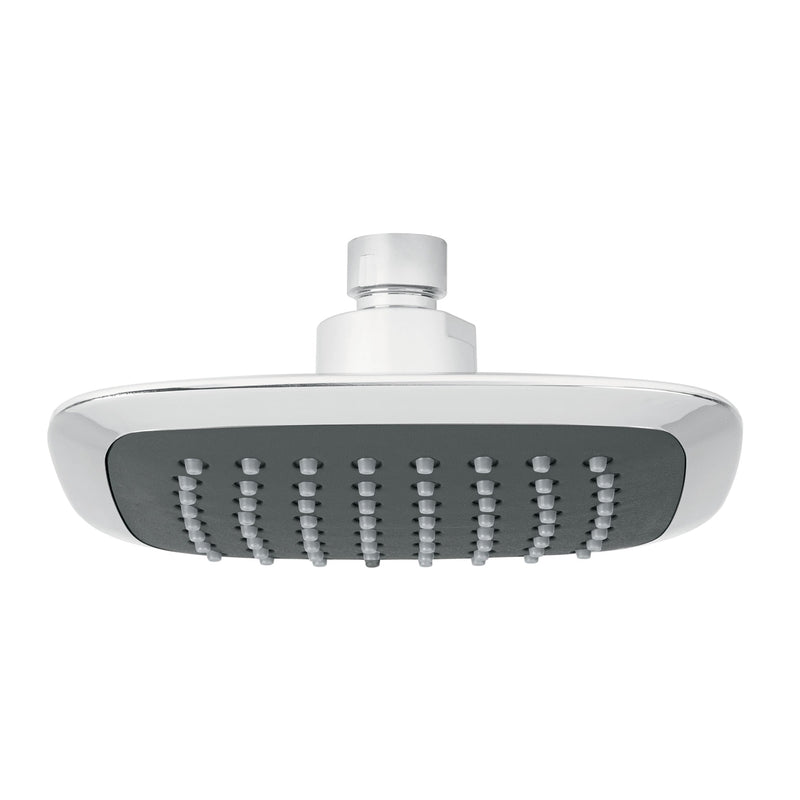 Regadera redonda, plástica, 6", sin brazo, Aero
