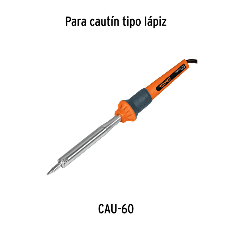 Puntas de repuesto para cautín tipo lápiz CAU-60, 3 piezas