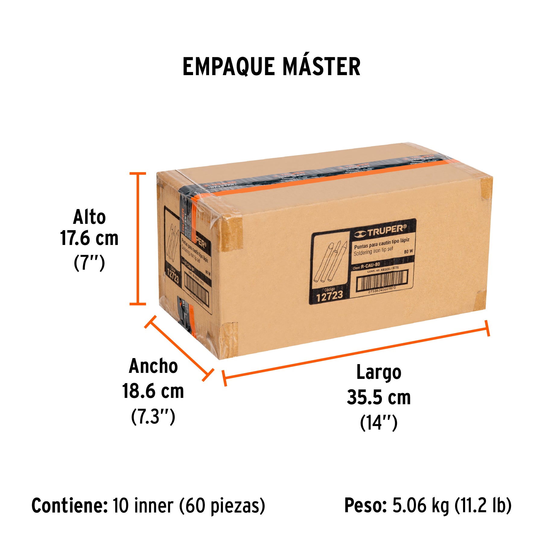 Puntas de repuesto para cautín tipo lápiz CAU-80, 3 piezas