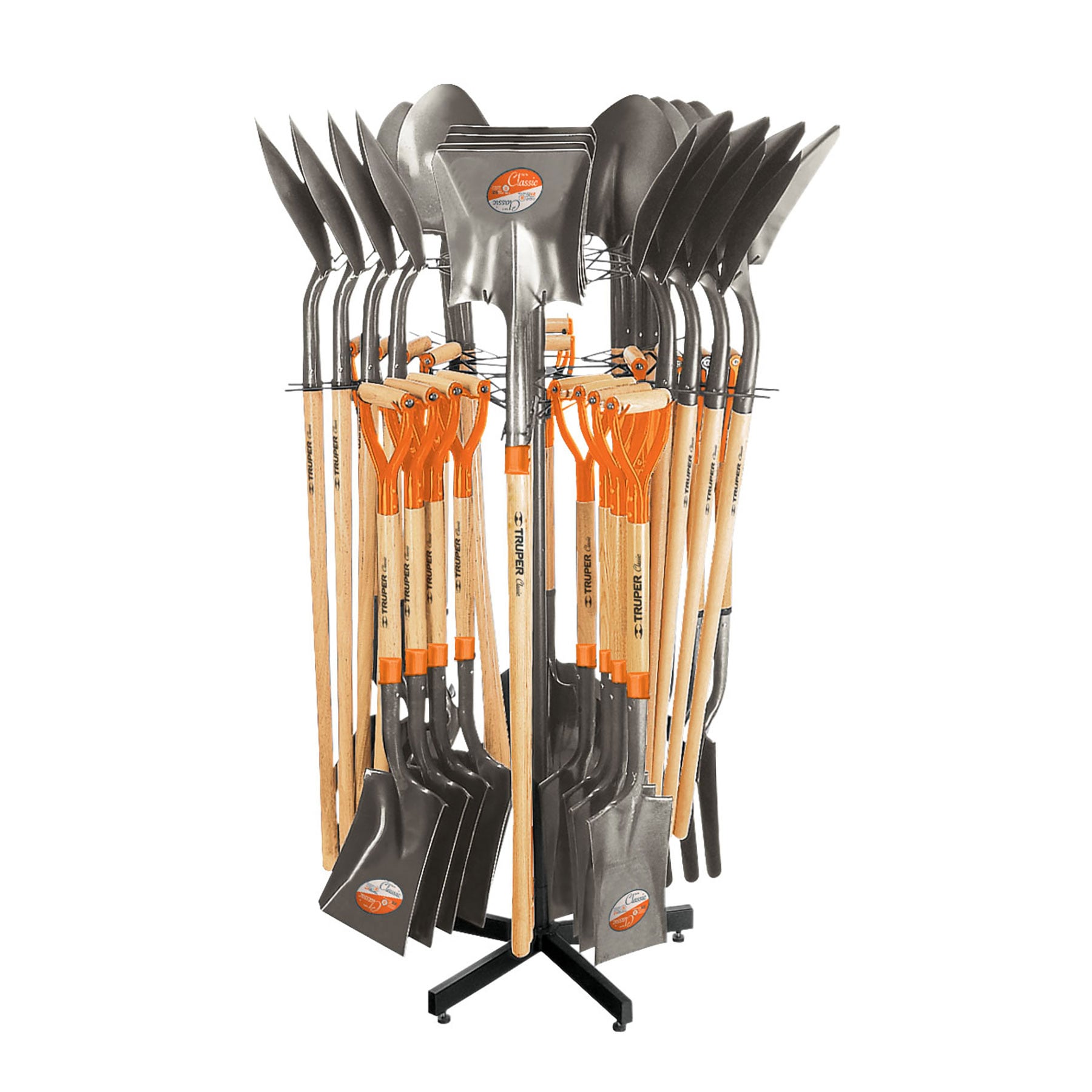 Rack giratorio para palas y bieldos