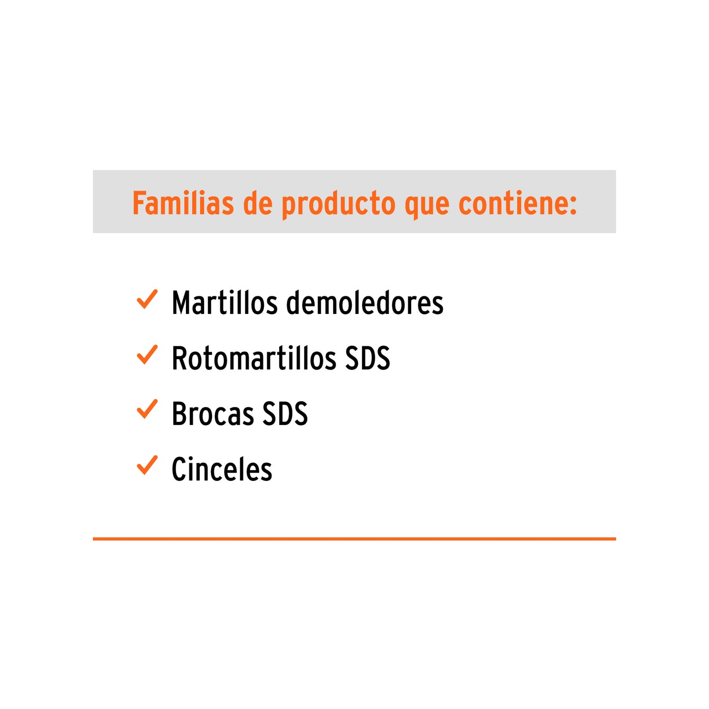 Mueble exhibidor con herramientas de demolición