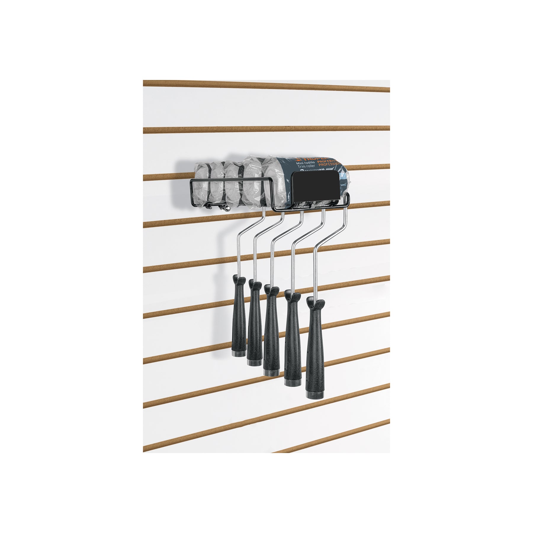 Rack para rodillos para pintar de 4', Truper