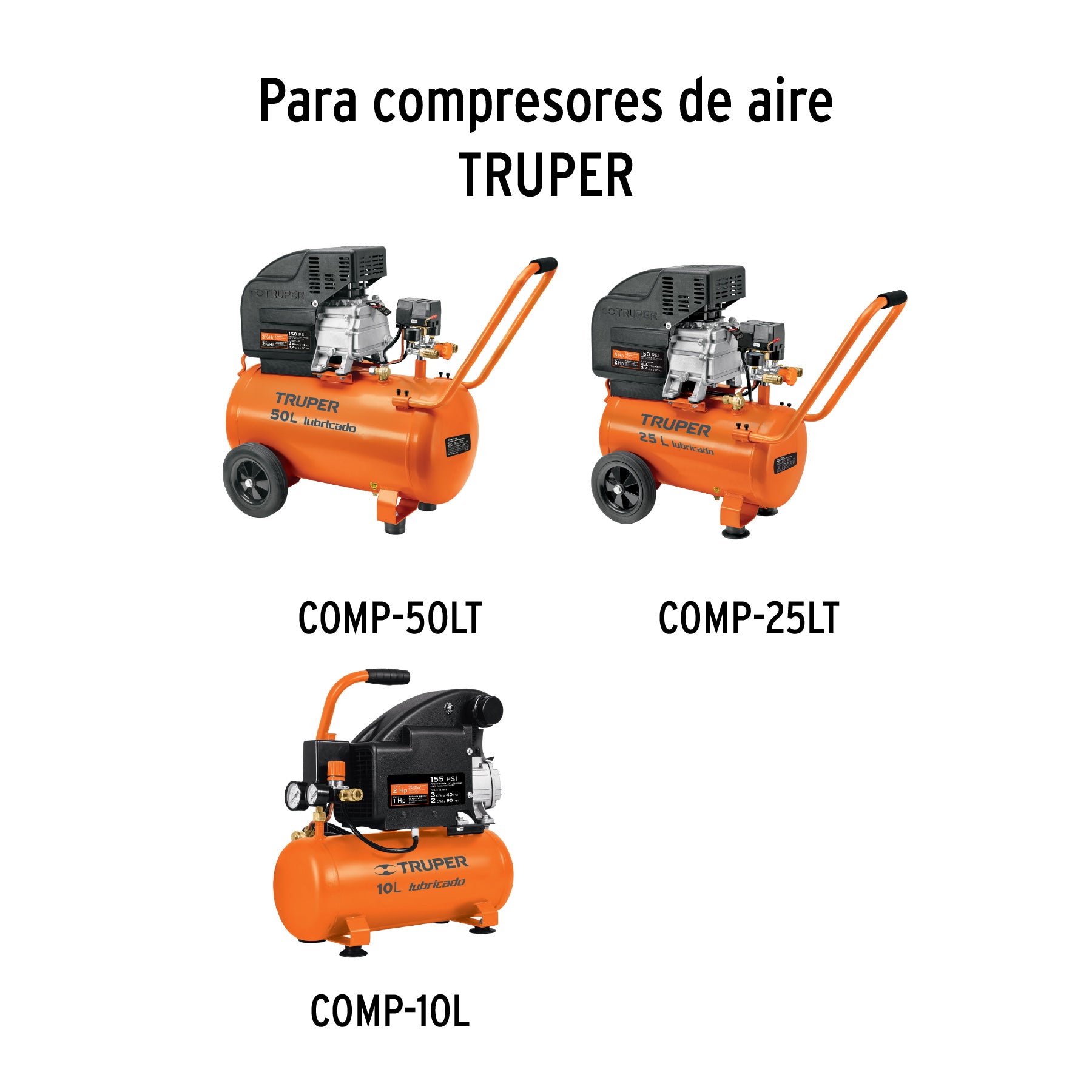 Válvula anti-retorno para compresor, 25/50/10L