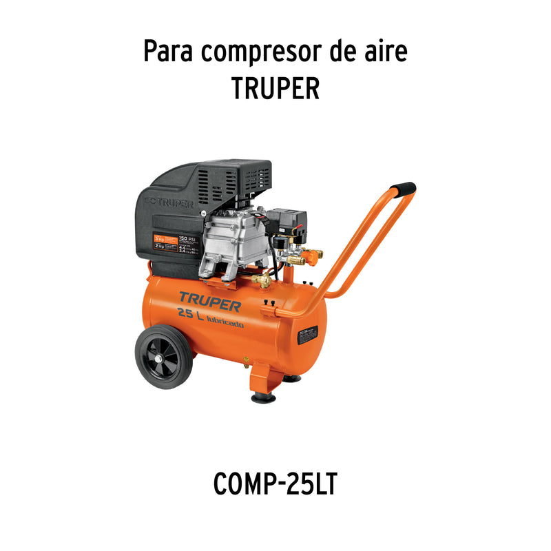 2 ruedas 1-1/2' para compresores Grupo 4, Truper