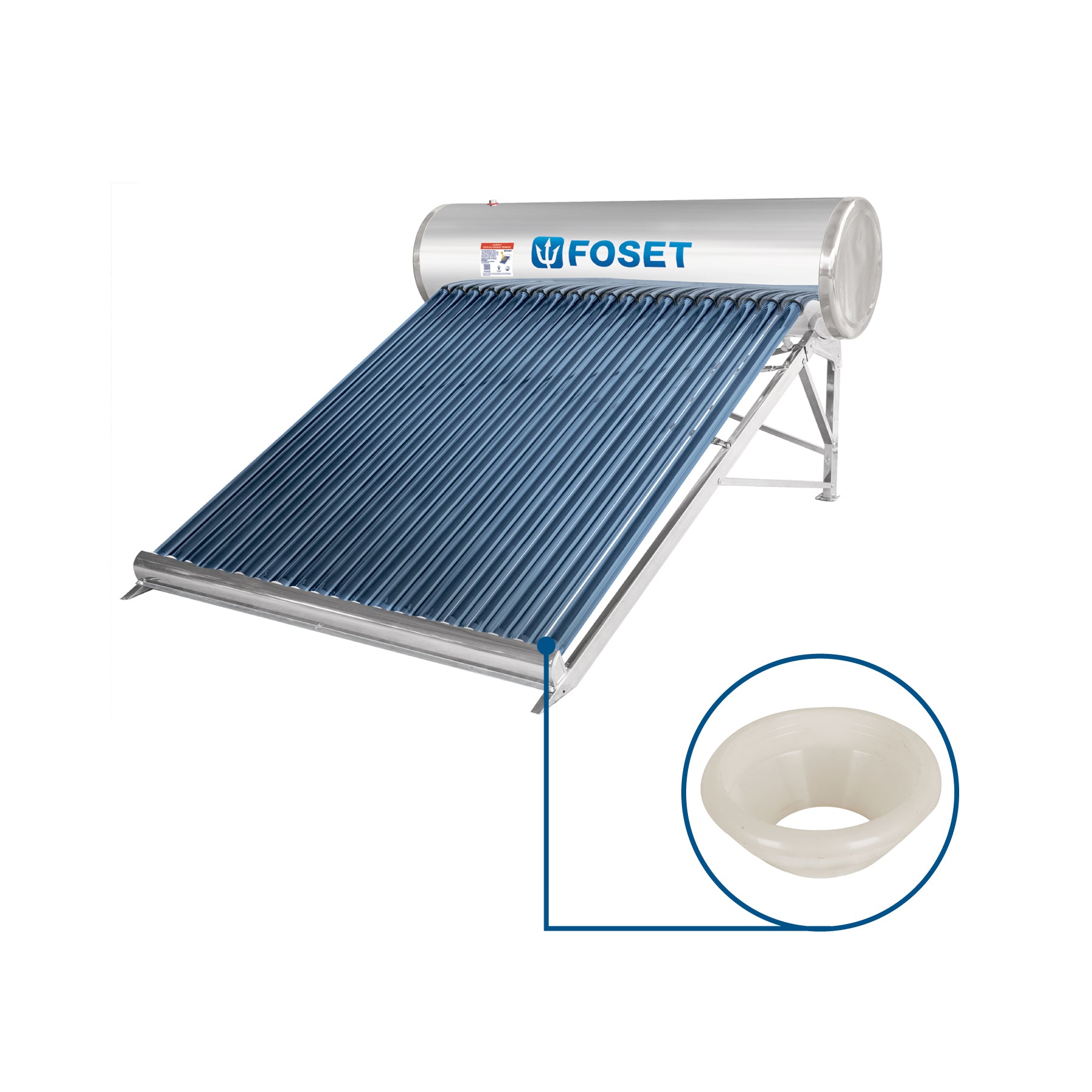 Empaque de silicón para calentador solar, 58 mm