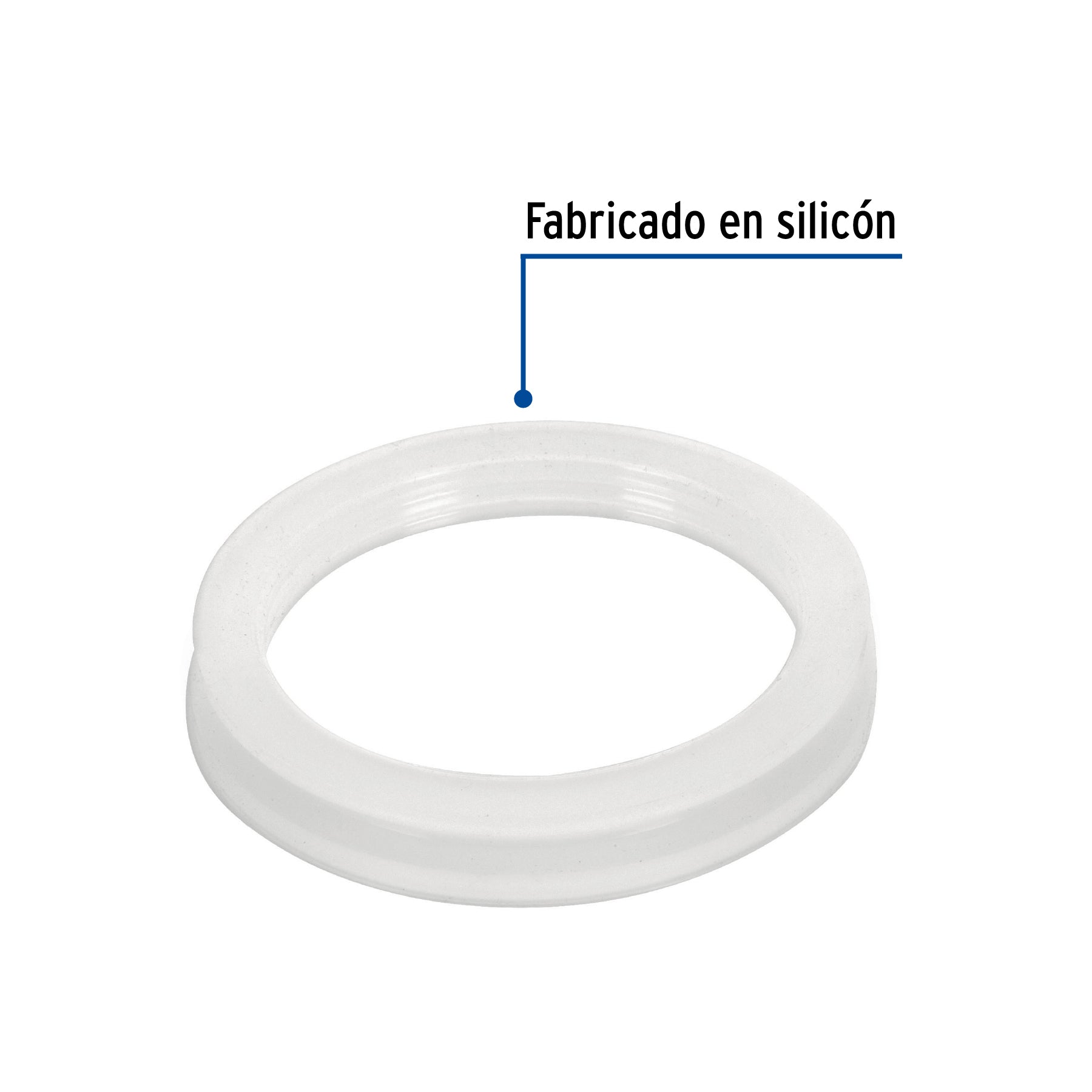 Empaque de silicón para calentador solar, 58 mm