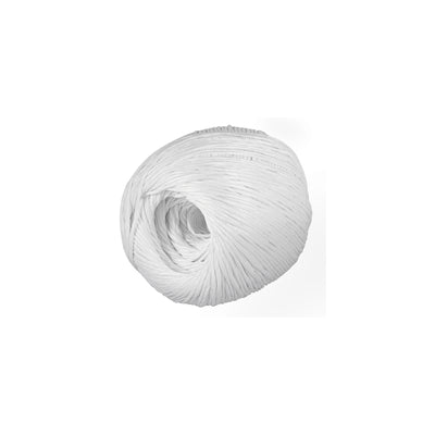 Rafia color blanco, calibre 2.2 g/m, 500g
